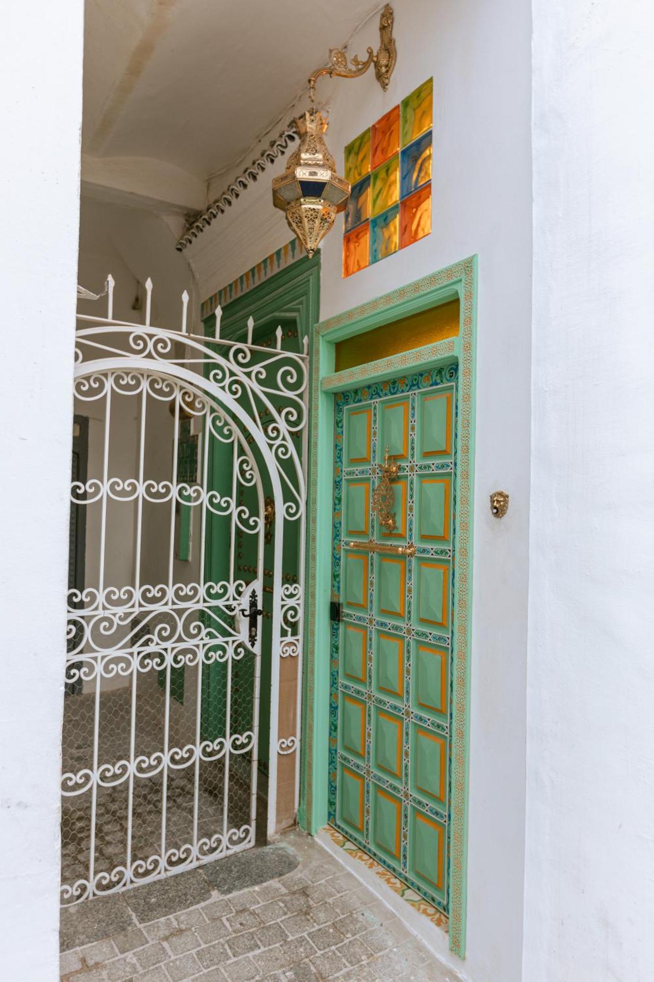 Colorful Traditional Riad W/Views Of Spain Tanger Buitenkant foto